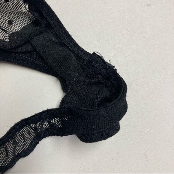 PURE BEAUTY By Rene’ Rofe’ Lingerie Style CAT305289 Black Size Large - Picture 9 of 10